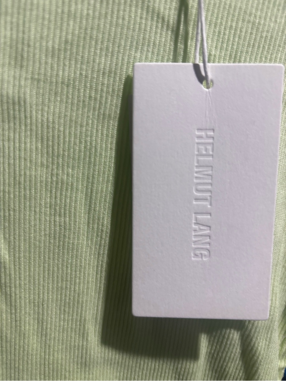 Helmut Lang Base Double Ribbed Ruched Top - Picture 7 of 13